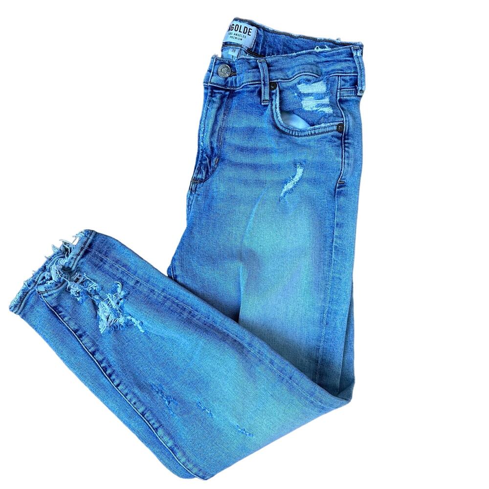 AGOLDE Distressed Jeans - Size 28 - Premium Denim